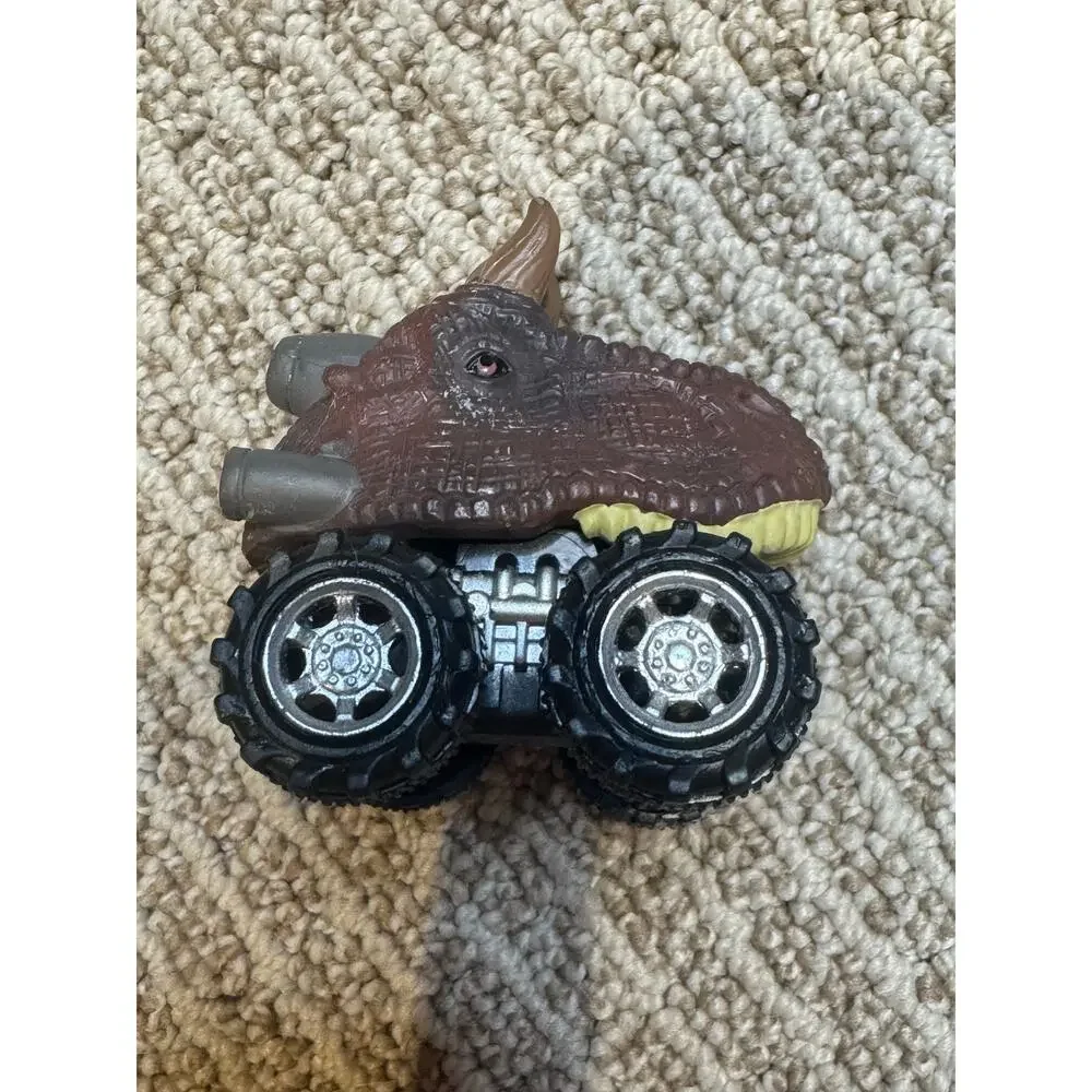 Dinosaur‎ Triceratops Monster Truck Toy Car Vehicle Figure Brown